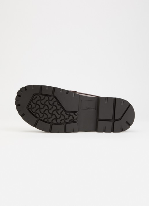 Birkenstock Narrow Fit Highwood loafer van leer - detail 3 chocoladebruin