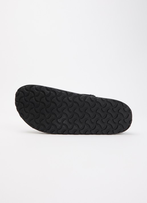 Birkenstock Narrow Fit Lutry Premium muiltje van leer - detail 4 zwart