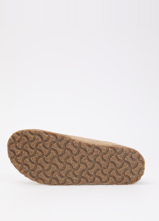 Birkenstock Narrow Fit Utti mocassin van suède - detail 5 zand