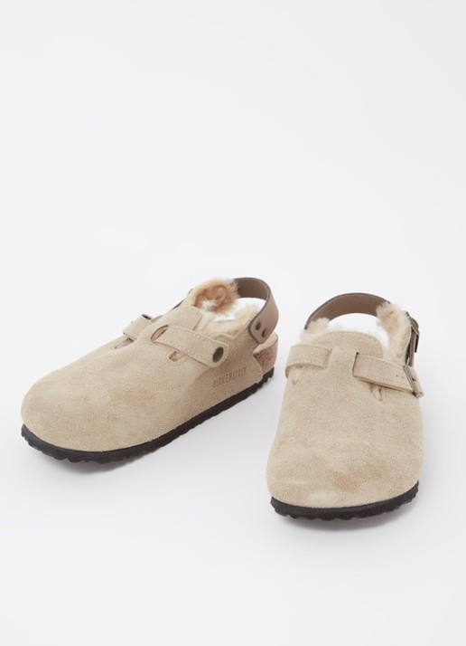 Birkenstock Tokio sandaal van suède - detail 2 khaki