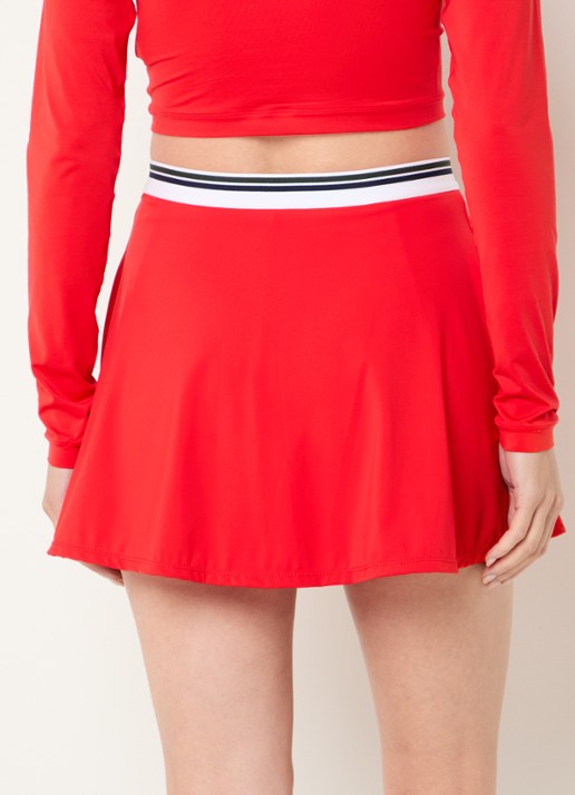 Björn Borg Ace Court broekrok met logo - achterkant 3 rood