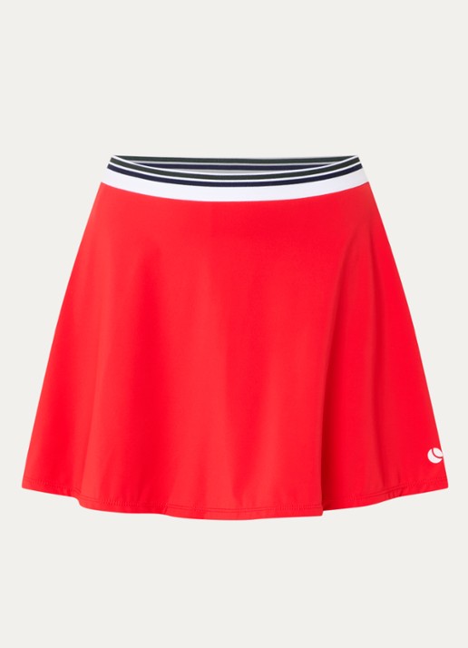 Björn Borg Ace Court broekrok met logo - voorkant rood