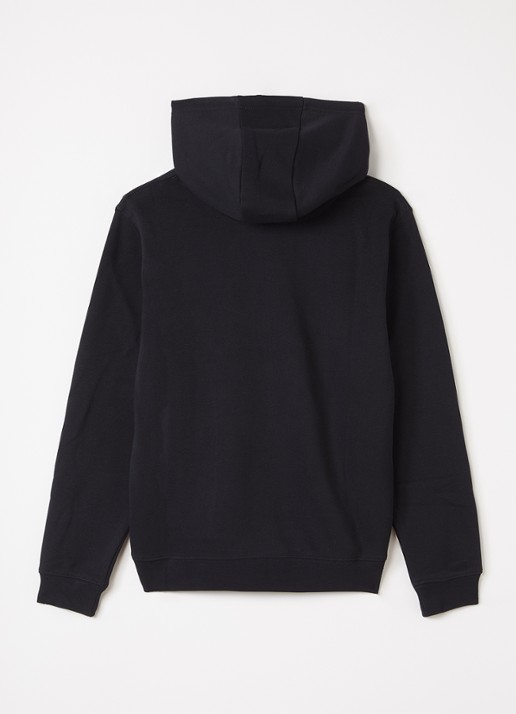 Björn Borg Borg Classic hoodie met logoborduring - voorkant 2 zwart