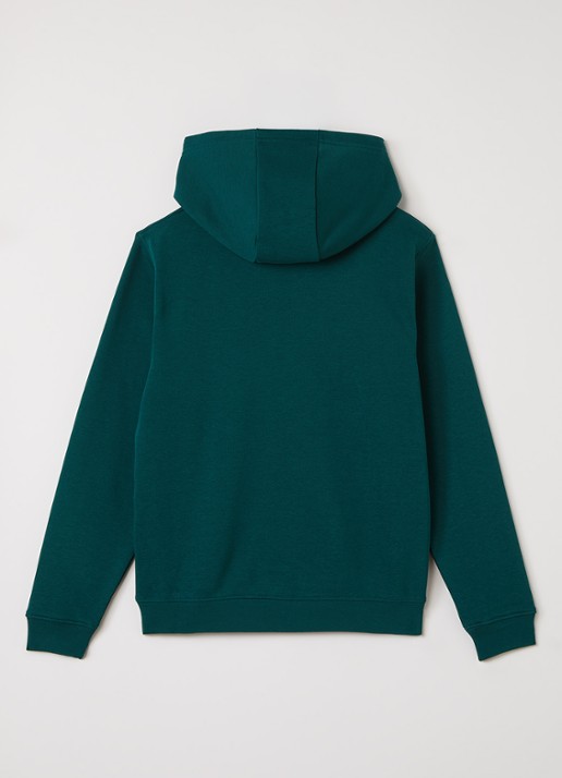 Björn Borg Borg Classic hoodie met logoborduring - voorkant 3 donkergroen