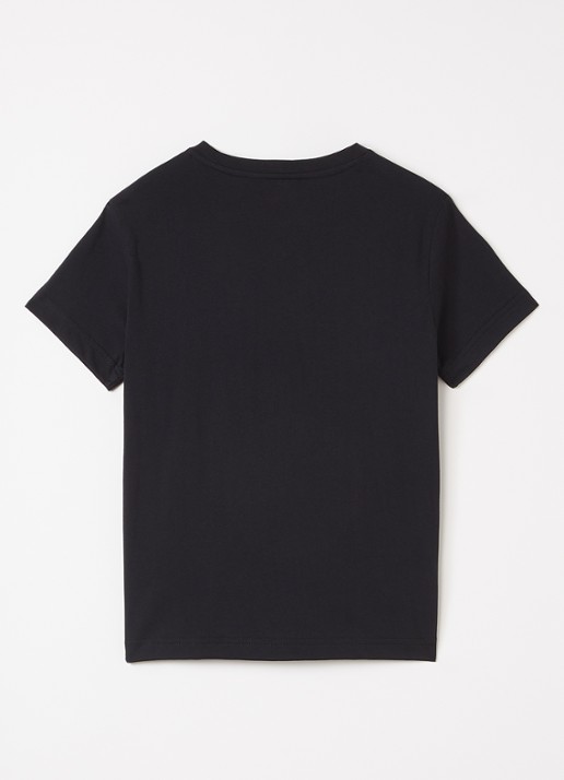 Björn Borg Borg Classic T-shirt met logoborduring - voorkant 2 zwart