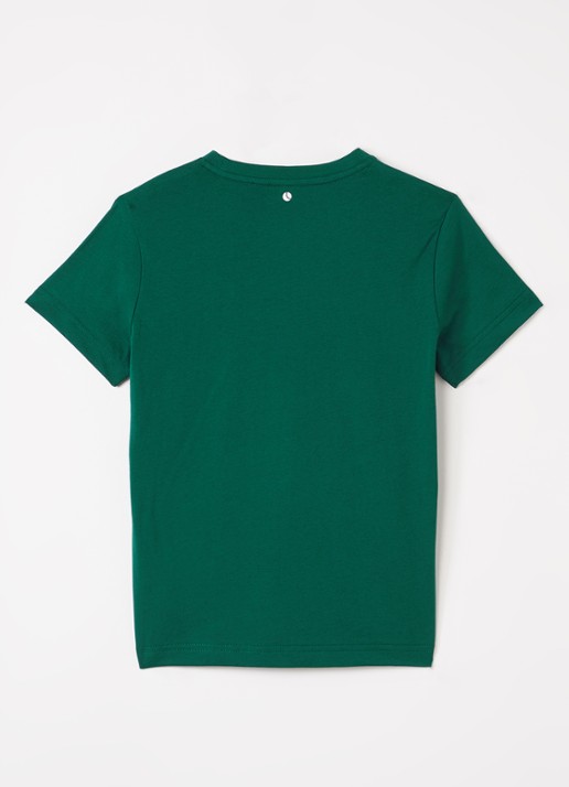 Björn Borg Borg Classic T-shirt met logoborduring - voorkant 2 donkergroen