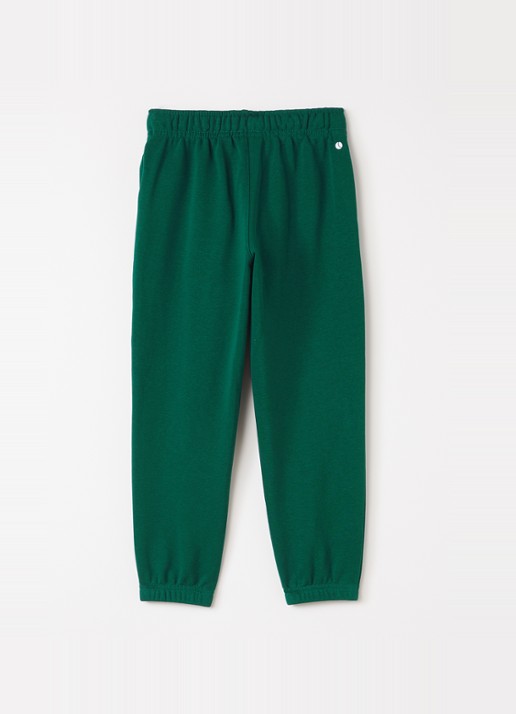 Björn Borg Borg Classic tapered fit joggingbroek met logoborduring - voorkant 2 donkergroen