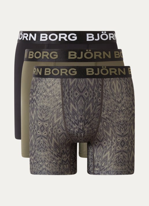 Björn Borg Boxershort met logoband in 3-pack