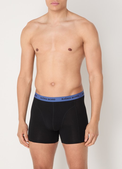Björn Borg Boxershort van katoen in 5-pack - voorkant 2 zwart