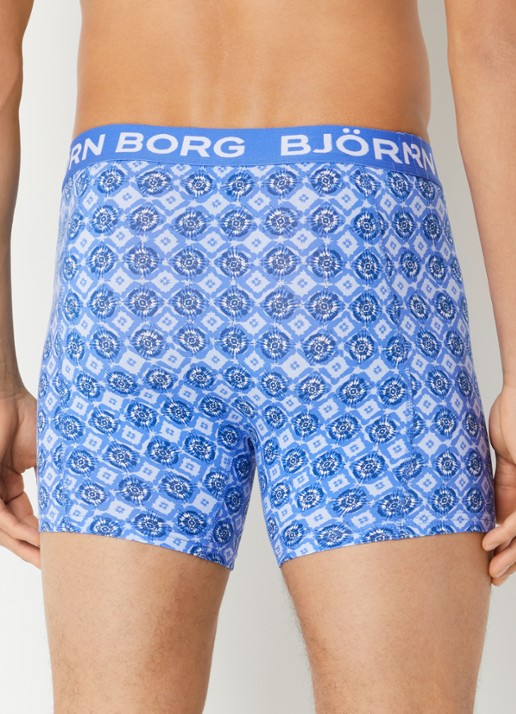 Björn Borg Boxershort van katoen in 5-pack - achterkant 3 blauw