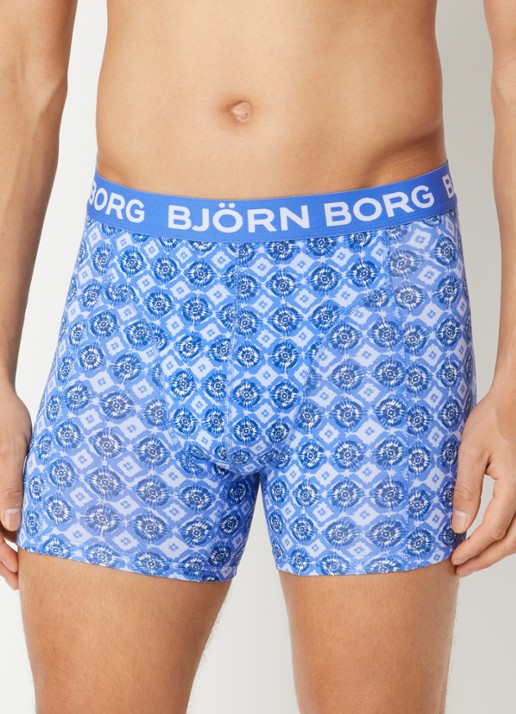 Björn Borg Boxershort van katoen in 5-pack - voorkant 2 blauw