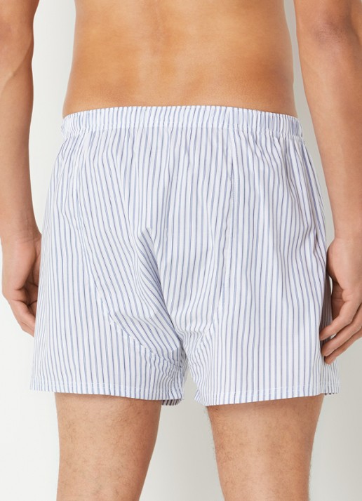 Björn Borg Boxershorts met logoband in 2-pack - achterkant blauw