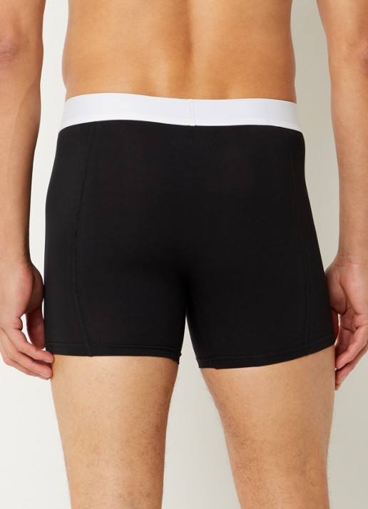Björn Borg Boxershorts met logoband in 2-pack - achterkant grijs