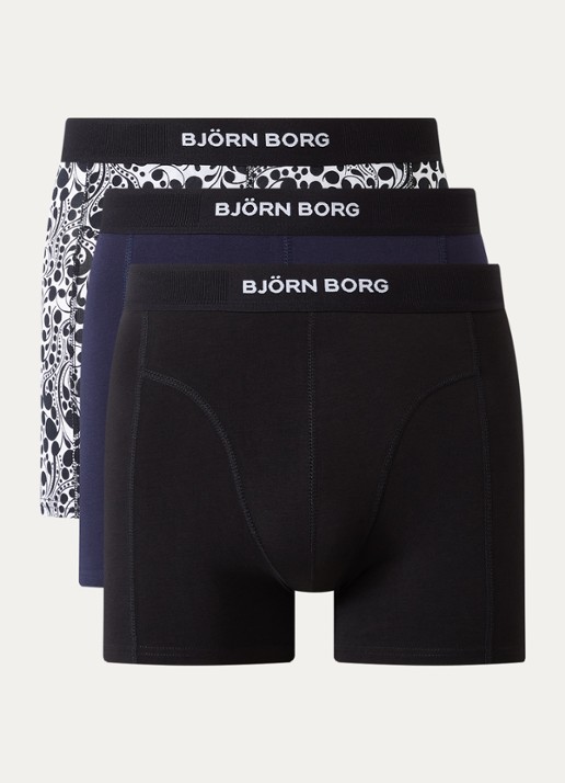 Björn Borg Boxershorts met logoband in 3-pack