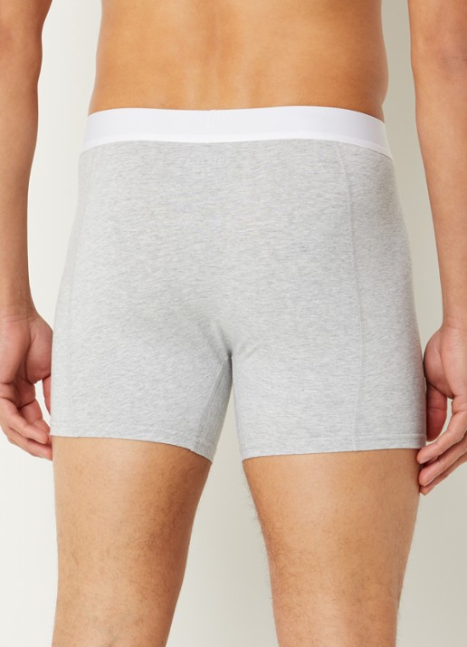 Björn Borg Boxershorts met logoband in 3-pack - achterkant grijsmele
