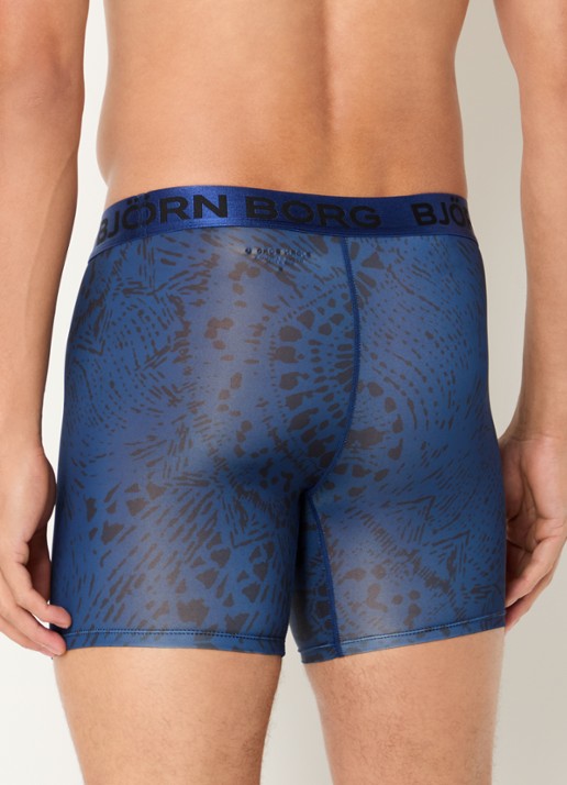 Björn Borg Boxershorts met logoband in 5-pack - achterkant multicolor