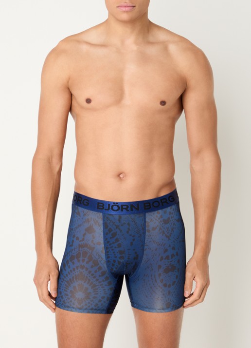 Björn Borg Boxershorts met logoband in 5-pack - voorkant 3 multicolor