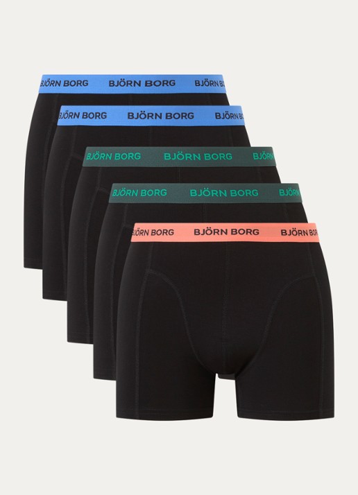 Björn Borg Boxershorts met logoband in 5-pack