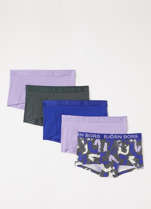Björn Borg Boxershorts met logoband in 5-pack