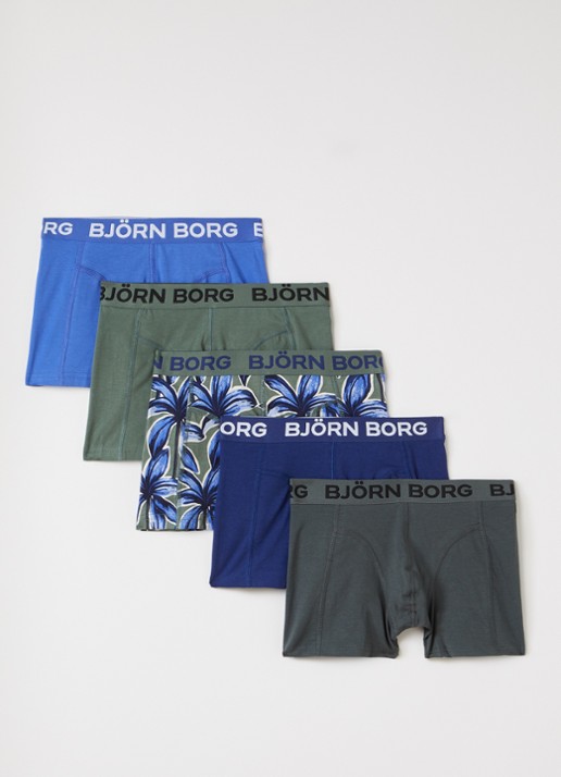 Björn Borg Boxershorts met logoband in 5-pack