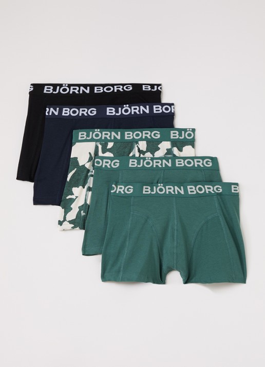 Björn Borg Boxershorts met logoband in 5-pack