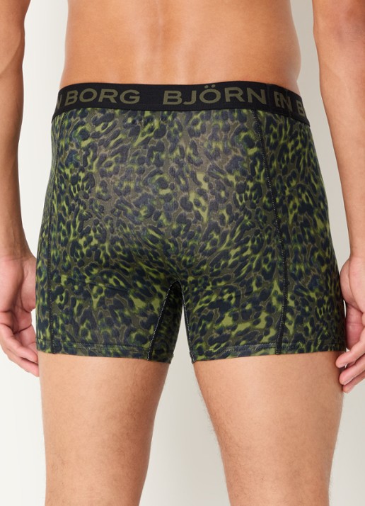 Björn Borg Boxershorts met logoband in 7-pack - achterkant 2 zwart