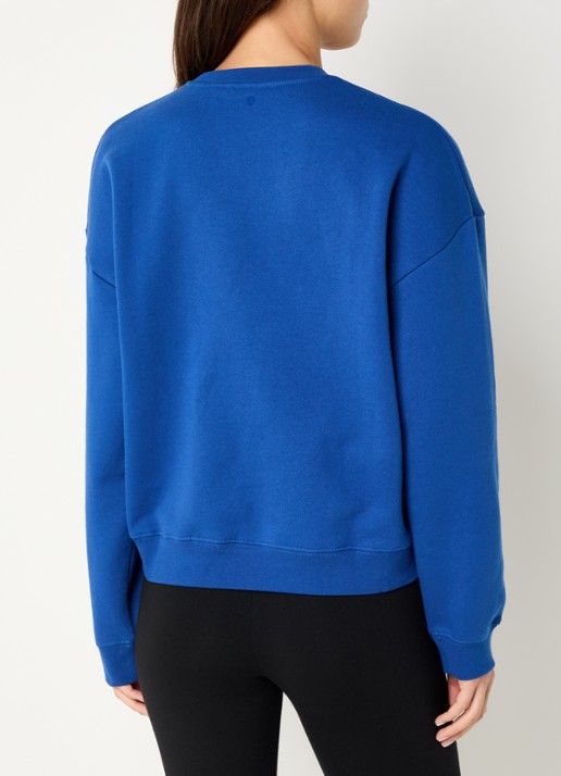 Björn Borg Boyfriend sweater met front- en backprint - achterkant 4 blauw
