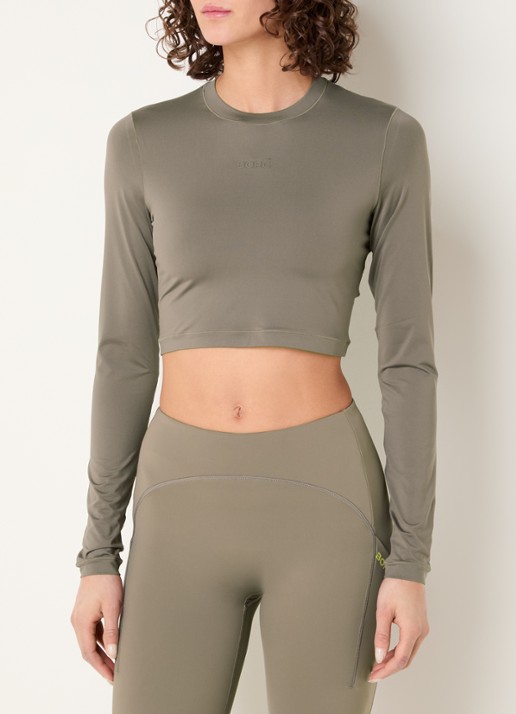 Björn Borg Cropped trainings longsleeve met logo