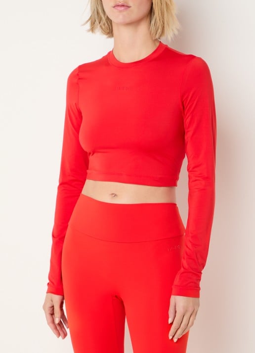 Björn Borg Cropped trainings longsleeve met logo