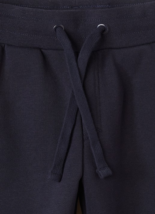 Björn Borg Essential 3 joggingbroek met logo - detail donkerblauw