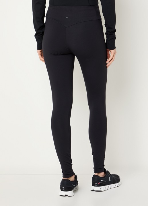 Björn Borg High waist slim fit sportlegging met logo - achterkant 5 zwart