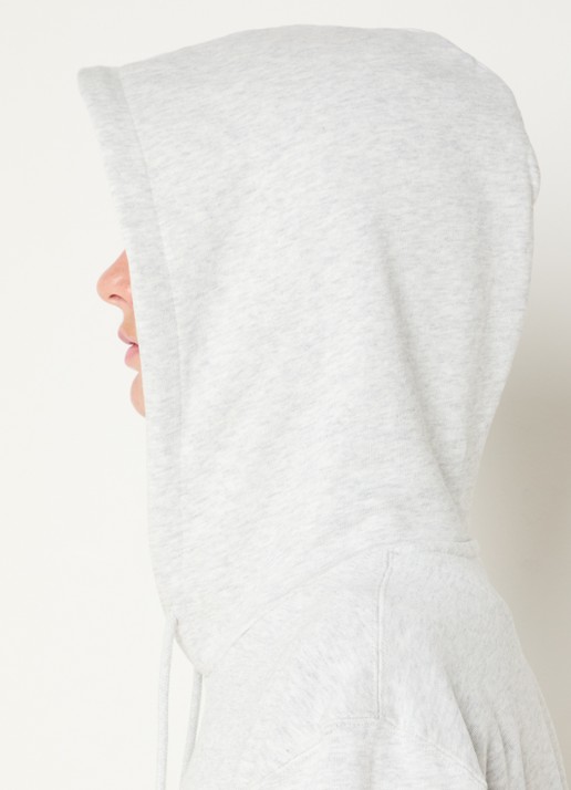 Björn Borg Hoodie met logo - detail 3 grijs