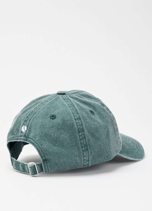 Björn Borg Pet van denim met logoborduring - detail 2 donkergroen