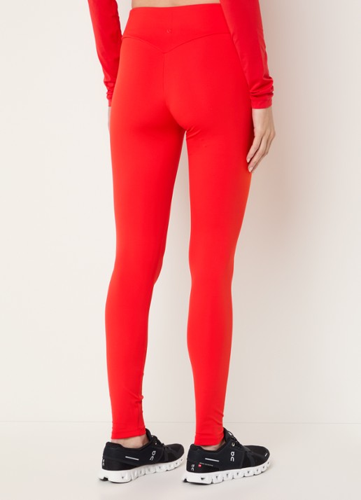 Björn Borg Studio high waist skinny fit trainigslegging met 3D logo - achterkant 3 rood