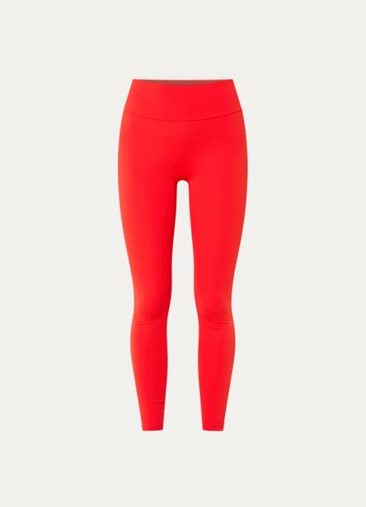 Björn Borg Studio high waist skinny fit trainigslegging met 3D logo - voorkant 4 rood