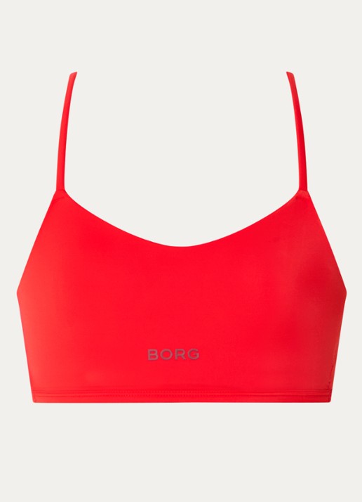 Björn Borg Studio sport bh met medium support - voorkant 2 rood