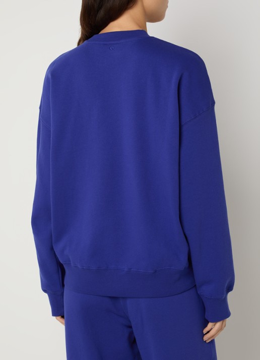 Björn Borg Studio sweater met logoborduring - achterkant 4 kobaltblauw