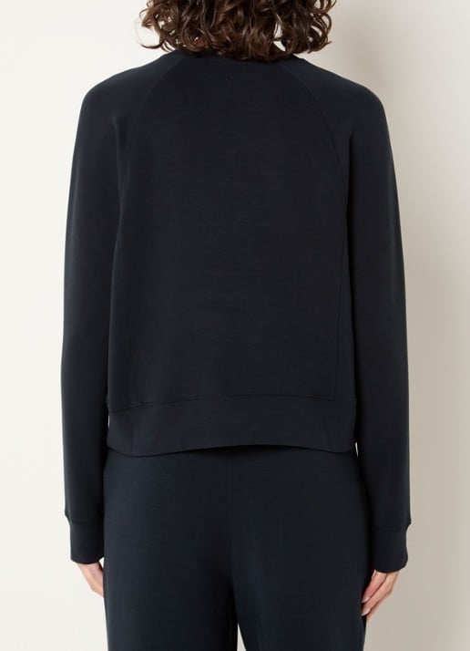 Björn Borg Sweater met logo - achterkant zwart