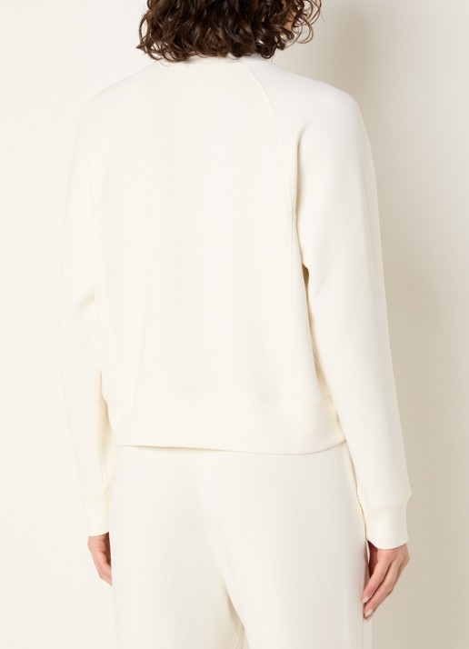 Björn Borg Sweater met logo - achterkant 3 creme
