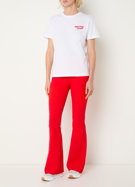 Björn Borg T-shirt met front- en backprint - voorkant 4 wit
