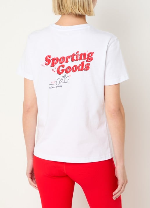 Björn Borg T-shirt met front- en backprint