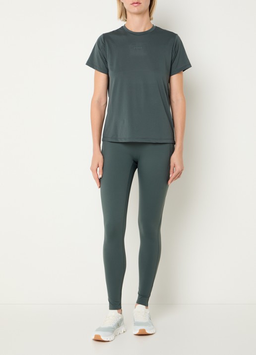 Björn Borg T-shirt met logo - voorkant 2 groen