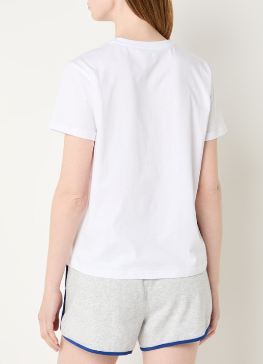 Björn Borg T-shirt met logoprint - achterkant 3 wit