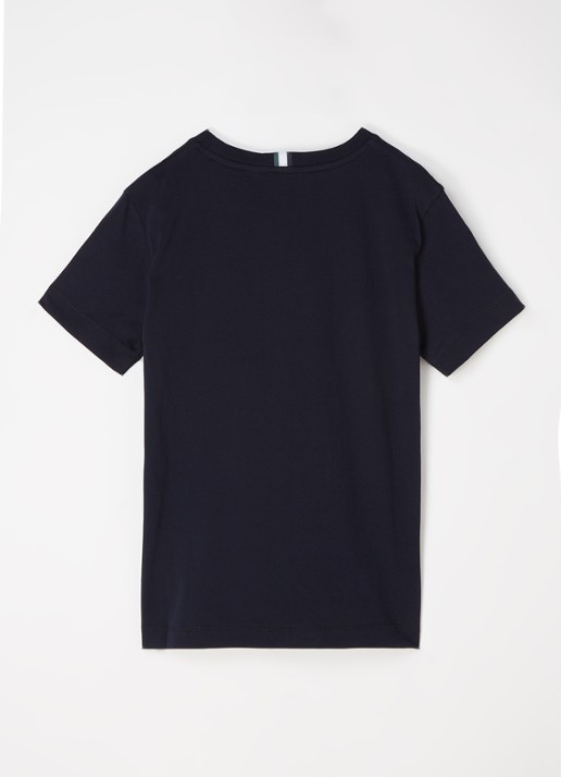 Björn Borg T-shirt met logoprint - voorkant 2 donkerblauw