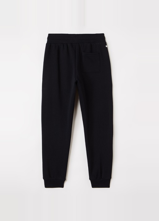 Björn Borg Tapered fit joggingbroek met logo - voorkant 2 zwart