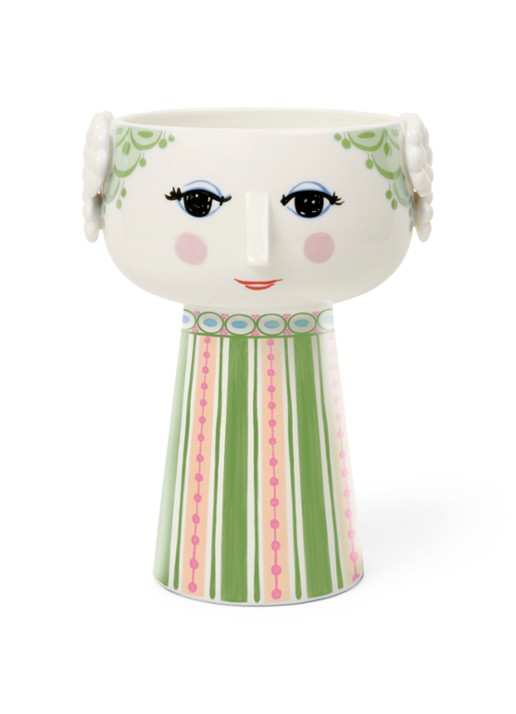 Bjørn Wiinblad Eva schaal 24 cm  - voorkant 6 roze