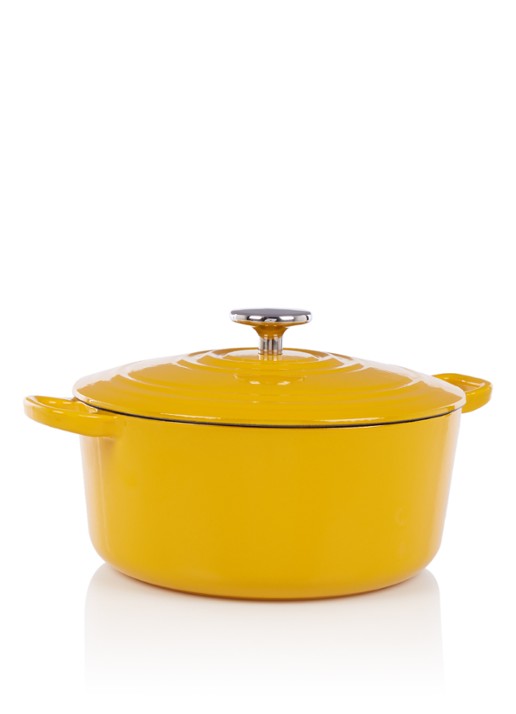 BK Bourgogne braadpan Ø24 cm - voorkant geel