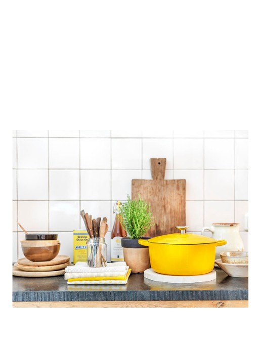 BK Bourgogne braadpan Ø24 cm - voorkant 2 geel