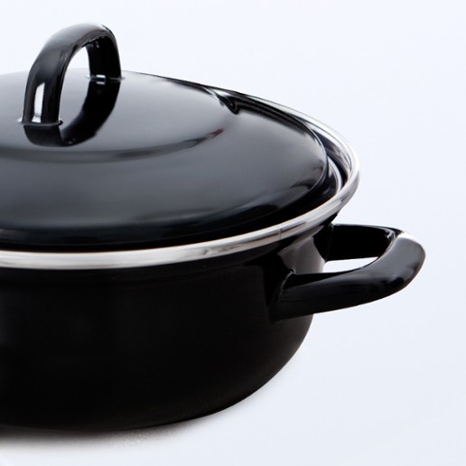 BK Fortalit braadpan Ø24 cm - voorkant 6 zwart