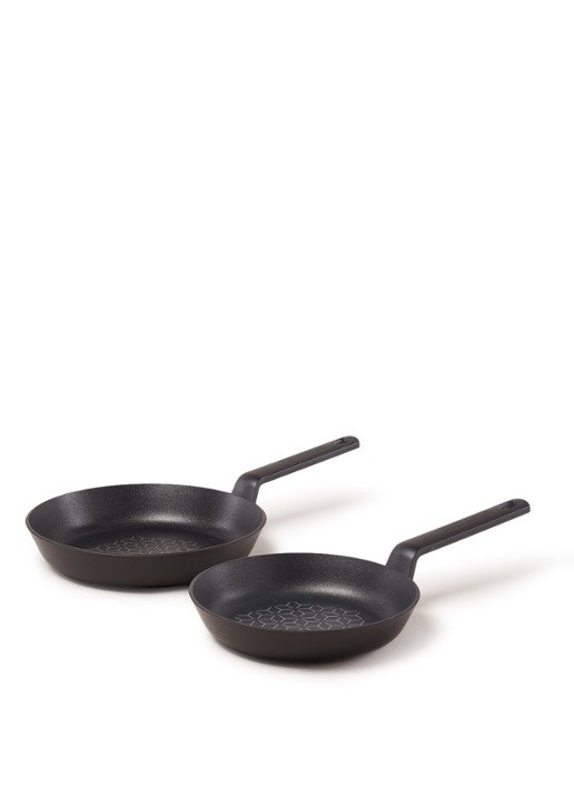 BK Infinity koekenpan set van 2  - voorkant zwart